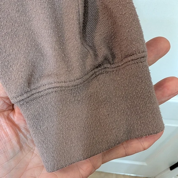 PINK Victoria's Secret Long Sleeve Sleep Shirt In Iced Coffee - Picture 5 of 9